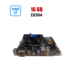 Комплект: материнська плата Asus H110M-A/M.2 / Intel Core i7-6700 (4 (8) ядра по 3.4 - 4.0 GHz) / 16 GB DDR4 / Intel HD Graphics 530 / Socket LGA1151 / Кулер