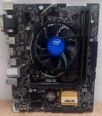 Комплект: материнская плата Asus H110M-A/M.2 / Intel Core i7-6700 (4 (8) ядра по 3.4 - 4.0 GHz) / 16 GB DDR4 / Intel HD Graphics 530 / Socket LGA1151 / Кулер