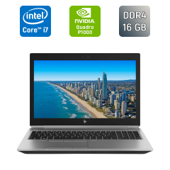 Мобильная рабочая станция Б-класс HP ZBook 15 G5 / 15.6" (1920x1080) IPS / Intel Core i7-8850H (6 (12) ядра по 2.6 - 4.3 GHz) / 16 GB DDR4 / 256 GB SSD / nVidia Quadro P1000, 4 GB GDDR5, 256-bit / Fingerprint / HDMI