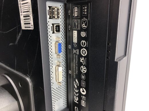 Монітор HP L2445w / 24" (1920x1200) TN / VGA, DVI / VESA 100x100 / Кабель живлення