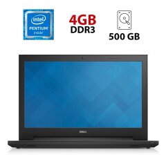Ноутбук Dell Inspiron 15-3542 / 15.6" (1366x768) TN / Intel Pentium 3558U (2 ядра по 1.7 GHz) / 4 GB DDR3 / 500 GB HDD / Intel HD Graphics / WebCam / Батарея не тримає