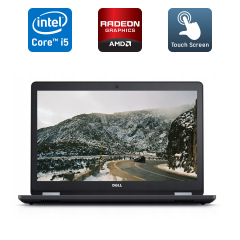 Ноутбук Dell Latitude E5570 / 15.6" (1920x1080) IPS Touch / Intel Core i5-6300U (2 (4) ядра по 2.4 - 3.0 GHz) / 8 GB DDR4 / 256 GB SSD / AMD Radeon R7 M360, 2 GB DDR3, 64-bit / WebCam / VGA / Windows 10
