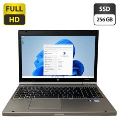 Ноутбук HP EliteBook 8570p / 15.6" (1920x1080) TN / Intel Core i5-3320M (2 (4) ядра по 2.6 - 3.3 GHz) / 8 GB DDR3 / 256 GB SSD / Intel HD Graphics 4000 / DVD-ROM