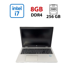 Ноутбук HP ProBook 650 G5 / 15.6" (1920x1080) IPS / Intel Core i7-8565U (4 (8) ядра по 1.8 - 4.6 GHz) / 8 GB DDR4 / 256 GB SSD M2 NVMe / Intel UHD Graphics / WebCam / Win 10 Lic
