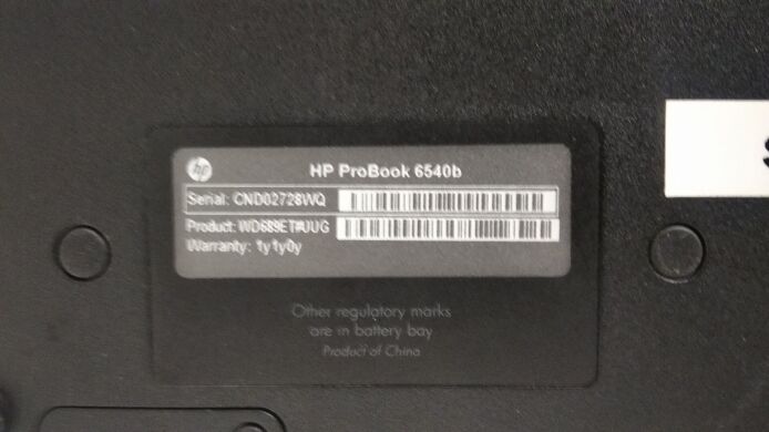 Ноутбук HP ProBook 6540b / 15.6" (1366x768) TN / Intel Core i5-430M (2 (4) ядра по 2.26 - 2.53 GHz) / 4 GB DDR3 / 320 GB HDD / AMD Radeon HD 4500, 512 MB DDR3, 64-bit / DVD-ROM Ноутбук HP ProBook 6540b / 15.6" (1366x768) TN / Intel Core i5-430M (2 (4) ядра по 2.26 - 2.53 GHz) / 4 GB DDR3 / 320 GB HDD / AMD Radeon HD 4500, 512 MB DDR3, 64-bit / DVD-ROM