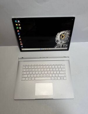 Ноутбук Microsoft Surface Book 2 / 15" (3240x2160) IPS Touch / Intel Core i7-8650U (4 (8) ядра по 1.9 - 4.2 GHz) / 16 GB DDR3 / 256 GB SSD / nVidia GeForce GTX 1060, 6 GB GDDR5, 192-bit / WebCam Ноутбук Microsoft Surface Book 2 / 15" (3240x2160) IPS Touch / Intel Core i7-8650U (4 (8) ядра по 1.9 - 4.2 GHz) / 16 GB DDR3 / 256 GB SSD / nVidia GeForce GTX 1060, 6 GB GDDR5, 192-bit / WebCam