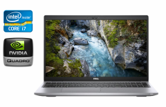 Ноутбук робоча станція Б-клас Dell Precision 3560 / 15.6" (1920x1080) IPS / Intel Core i7-1185G7 (4 (8) ядра по 3.0 - 4.8 GHz) / 16 GB DDR4 / 512 GB SSD / nVidia Quadro T500, 4 GB GDDR6, 64-bit / WebCam / Windows 10