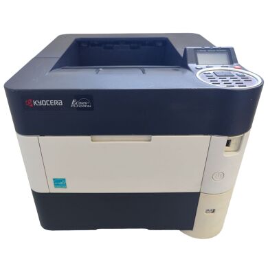 Принтер Kyocera Ecosys FS-4200DN / Лазерная монохромная печать / 1200x1200 dpi / A4 / 50 стр/мин / USB, Ethernet / Дуплекс / Кабели в комплекте