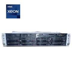 Сервер Supermicro 2U 8LFF / 2x Intel Xeon E5-2640 v2 (8 (16) ядер по 2.0 - 2.5 GHz) / 128 GB DDR3 / 2x 900 GB HDD / Matrox G200eW Graphics / 2x 800W