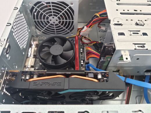 Terra Tower / Intel Core i5-4440 (4 ядра по 3.1 - 3.3 GHz) / 8 GB DDR3 / 120 GB SSD+500 GB HDD / Sapphire AMD Radeon HD7870 2GB GDDR5 256-bit / 350W HEC