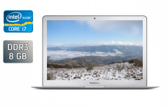 Ультрабук Apple MacBook Air 13 (2017) / 13.3" (1440x900) IPS / Intel Core i7-5650U (2 (4) ядра по 2.2 - 3.1 GHz) / 8 GB DDR3 / 250 GB SSD / Intel HD Graphics 6000 / WebCam / Silver