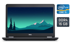 Ультрабук Б-клас Dell Latitude E5470 / 14" (1366x768) TN / Intel Core i5-6440HQ (4 ядра по 2.6 - 3.5 GHz) / 16 GB DDR4 / 256 GB SSD / Intel HD Graphics 530 / SIM / HDMI