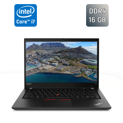 Ультрабук Б-класс Lenovo ThinkPad T490 / 14" (2560x1440) IPS / Intel Core i7-8565U (4 (8) ядра по 1.8 - 4.6 GHz) / 16 GB DDR4 / 512 GB SSD / Intel UHD Graphics / WebCam / TouchID / Windows 10