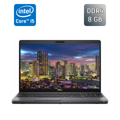 Ультрабук Dell Latitude 5501 / 15.6" (1920x1080) IPS / Intel Core i5-9400H (4 (8) ядра по 2.5 - 4.3 GHz) / 8 GB DDR4 / 256 GB SSD / Intel UHD Graphics 630 / HDMI / WebCam / Windows 10