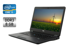 Ультрабук Б-клас Dell Latitude E7450 / 14" (1920x1080) IPS / Intel Core i5-5300U (2 (4) ядра по 2.3 - 2.9 GHz) / 16 GB DDR3 / 240 GB SSD / Intel HD Graphics 5500 / WebCam / Fingerprint