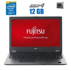 Ультрабук Fujitsu LifeBook U938 / 13.3" (1920x1080) IPS / Intel Core i5-8250U (4 (8) ядра по 1.6 - 3.4 GHz) / 12 GB DDR4 / 256 GB SSD / Intel UHD Graphics 620 / WebCam
