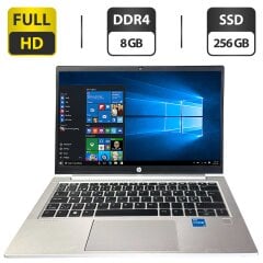 Ультрабук HP ProBook 430 G8 / 13.3" (1920x1080) TN / Intel Core i3-1115G4 (2 (4) ядра по 4.1 GHz) / 8 GB DDR4 / 256 GB SSD / Intel UHD Graphics / WebCam