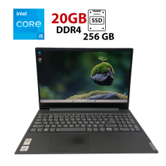 Ультрабук Lenovo IdeaPad S340 / 15.6" (1920x1080) TN / Intel Core i5-1035G1 (4 (8) ядра по 1.0 - 3.6 GHz) / 20 GB DDR4 / 256 GB SSD / Intel UHD Graphics / WebCam / USB 3.0 / HDMI