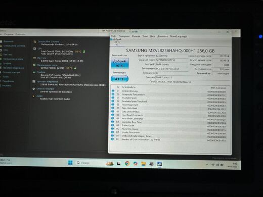 Захищений планшет Getac F100G4 / 11.6" (1920x1080) IPS Touch / Intel Core i5-7200U (2 (4) ядра по 2.5 - 3.1 GHz) / 8 GB DDR4 / 256 GB SSD / Intel HD Graphics 520 / Без клавіатури