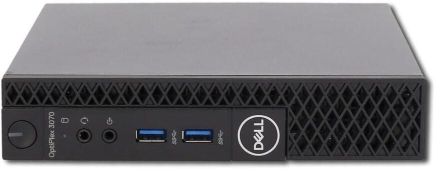 Неттоп Dell OptiPlex 3070 Micro USFF / Intel Core i5-9500T (6 ядер по 2.2 - 3.7 GHz) / 8 GB DDR4 / 256 GB SSD / Intel UHD Graphics 630