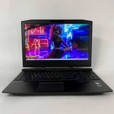 Ігровий ноутбук Б-клас HP Omen 17-an0 / 17.3" (1920x1080) IPS / Intel Core i7-7700HQ (4 (8) ядра по 2.8 - 3.8 GHz) / 16 GB DDR4 / 256 GB SSD + 1000 GB HDD / nVidia GeForce GTX 1070, 8 GB GDDR5, 256-bit / WebCam / HDMI