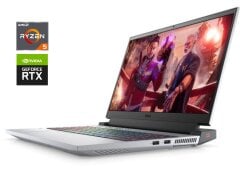 Ігровий ноутбук Dell G15 5515 / 15.6" (1920x1080) IPS / AMD Ryzen 5 5600H (6 (12) ядер по 3.3 - 4.2 GHz) / 16 GB DDR4 / 512 GB SSD / nVidia GeForce RTX 3050, 4 GB GDDR6, 128-bit / WebCam