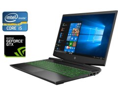 Игровой ноутбук HP Pavilion Gaming 15-dk0056nr / 15.6" (1920x1080) IPS / Intel Core i5-9300H (4 (8) ядра по 2.4 - 4.1 GHz) / 8 GB DDR4 / 512 GB SSD / nVidia GeForce GTX 1650, 4 GB GDDR5, 128-bit / WebCam