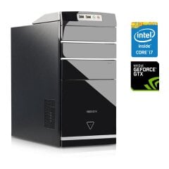 Игровой ПК Medion MT14 Tower / Intel Core i7-860 (4 (8) ядра по 2.8 - 3.46 GHz) / 16 GB DDR3 / 128 GB SSD + 500 GB HDD / nVidia GeForce GTX 950, 2 GB GDDR5, 128-bit / DVD-RW / Win 10 Pro + Кабель питания