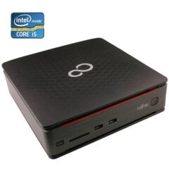 Неттоп Б-класс Fujitsu Esprimo Q520 USFF / Intel Core i5-4590T (4 ядра по 2.0 - 3.0 GHz) / 8 GB DDR3 / 240 GB SSD / Intel HD Graphics 4600
