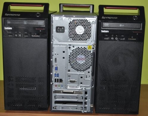 Компьютер Lenovo ThinkCentre E73 Tower / Intel Core i5-4460S (4 ядра по 2.9 - 3.4 GHz) / 8 GB DDR3 / 120 GB SSD / Intel HD Graphics 4600 / Windows 11 Pro