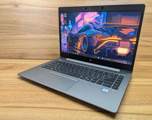 Мобильная рабочая станция HP zBook 14u G6 / 14" (1920x1080) IPS / Intel Core i5-8265U (4 (8) ядра по 1.6 - 3.9 GHz) / 16 GB DDR4 / 256 GB SSD / AMD Radeon Pro WX 3200, 4 GB GDDR5, 128-bit / WebCam / TouchID / Windows 10