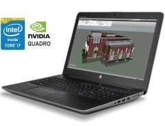 Мобільна робоча станція HP ZBook 15 G3 / 15.6" (1920x1080) IPS / Intel Core i7-6700HQ (4 (8) ядра по 2.6 - 3.5 GHz) / 32 GB DDR4 / 512 GB SSD M.2 / nVidia Quadro M2000M, 4 GB DDR3, 128-bit / WebCam