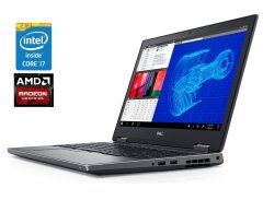 Мобильная рабочая станция Б-класс Dell Precision 7730 / 17.3" (1920x1080) IPS / Intel Core i7-8750H (6 (12) ядер по 2.2 - 4.1 GHz) / 16 GB DDR4 / 240 GB SSD / AMD Radeon Pro WX 4150, 4 GB GDDR5, 128-bit / WebCam