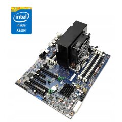 Комплект: Материнская плата HP Z440 / Intel Xeon E5-2698 v3 (16 (32) ядер по 2.3 - 3.6 GHz) (аналог i7-11700) / Socket LGA 2011 v3+v4 / NVMe boot + оригинальный кулер HP 749554-001
