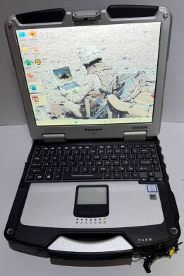 Защищенный планшет Panasonic Toughbook CF-31 / 13.1" (1920x1200) IPS Touch / Intel Core i5-7300U (2 (4) ядра по 2.6 - 3.5 GHz) / 16 GB DDR4 / 120 GB SSD / Intel HD Graphics 620 / WebCam / Win 11 Pro