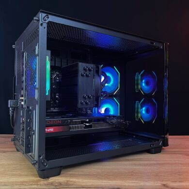 Сборка под заказ: новый игровой ПК AeroCool P300C-G-BK-v1 Black Tower / AMD Ryzen 7 7700 (8 (16) ядер по 3.8 - 5.3 GHz) / 32 GB DDR5 / 1000 GB SSD M.2 / AMD Radeon RX 7800 XT, 16 GB GDDR6, 256-bit / 850W