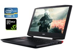 Игровой ноутбук Б-класс Acer Aspire VX5-591G / 15.6" (1920x1080) IPS / Intel Core i5-7300HQ (4 ядра по 2.5 - 3.5 GHz) / 16 GB DDR4 / 256 GB SSD / nVidia GeForce GTX 1050 Ti, 4 GB GDDR5, 128-bit / WebCam