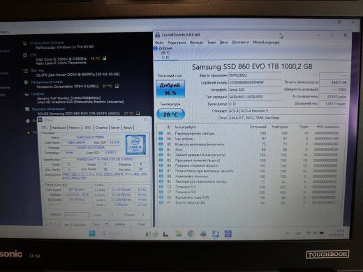 Защищенный ноутбук-трансформер Panasonic Toughbook CF-54 / 14" (1366x768) TN / Intel Core i5-7300U (2 (4) ядра по 2.6 - 3.5 GHz) / 32 GB DDR3 / 1000 GB SSD / Intel HD Graphics 620 / WebCam / Win 11 Pro
