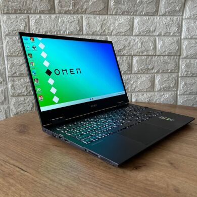 Игровой ноутбук HP Omen 15-ek0013 / 15.6" (1920x1080) IPS / AMD Ryzen 5 5600H (6 (12) ядер по 3.3 - 4.2 GHz) / 16 GB DDR4 / 512 GB SSD / nVidia GeForce RTX 3060, 6 GB GDDR6, 192-bit / WebCam
