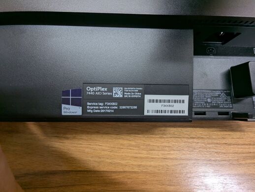 Моноблок Dell AIO OptiPlex 7440 / 24" (1920x1080) IPS / Intel Core i5-6500 (4 ядра по 3.2 - 3.6 GHz) / 16 GB DDR4 / 256 GB SSD + 500 GB HDD / Intel HD Graphics 530 / WebCam / Windows 10