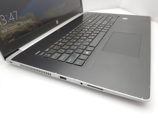 Игровой ноутбук класс Б HP ProBook 470 G5 / 17.3" (1920x1080) IPS / Intel Core i7-8550U (4 (8) ядра по 1.8 - 4.0 GHz) / 8 GB DDR4 / 256 GB SSD / nVidia GeForce 930MX, 2 GB DDR3, 64-bit / WebCam Игровой ноутбук класс Б HP ProBook 470 G5 / 17.3" (1920x1080) IPS / Intel Core i7-8550U (4 (8) ядра по 1.8 - 4.0 GHz) / 8 GB DDR4 / 256 GB SSD / nVidia GeForce 930MX, 2 GB DDR3, 64-bit / WebCam