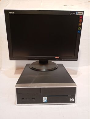 Комплект ПК Б-класс: Everest SFF / Intel Core i5-2400S (4 ядра по 2.5 - 3.3 GHz) / 8 GB DDR3 / 250 GB HDD / Intel HD Graphics 2000 / DVD-RW + Монитор Asus VW192S / 19" (1440x900) TN / 1x VGA, 1x Audio