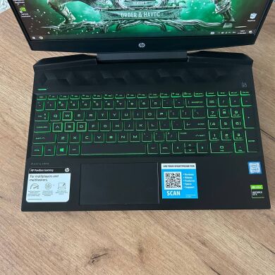 Игровой ноутбук HP Pavilion Gaming 15-dk0056nr / 15.6" (1920x1080) IPS / Intel Core i5-9300H (4 (8) ядра по 2.4 - 4.1 GHz) / 8 GB DDR4 / 512 GB SSD / nVidia GeForce GTX 1650, 4 GB GDDR5, 128-bit / WebCam