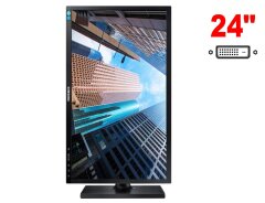 Монітор Samsung S24E450D / 24" (1920x1080) TN / 1x DVI, 1x VGA, 3x USB 2.0 / VESA 100x100 / Pivot 