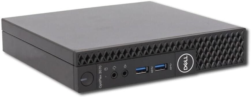 Неттоп Dell OptiPlex 3070 Micro USFF / Intel Core i5-9500T (6 ядер по 2.2 - 3.7 GHz) / 8 GB DDR4 / 256 GB SSD / Intel UHD Graphics 630