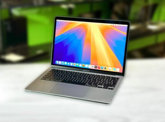 Ультрабук Apple MacBook Air 13 2020 A2337 / 13.3" (2560x1600) IPS / Apple M1 (8 ядер по 2.1 - 3.2 GHz) / 8 GB DDR3 / 512 GB SSD / Apple M1 Graphics / WebCam / MacOS Ультрабук Apple MacBook Air 13 2020 A2337 / 13.3" (2560x1600) IPS / Apple M1 (8 ядер по 2.1 - 3.2 GHz) / 8 GB DDR3 / 512 GB SSD / Apple M1 Graphics / WebCam / MacOS