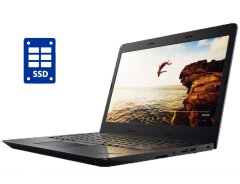 Ноутбук Lenovo ThinkPad E470 / 14" (1366x768) TN / Intel Core i3-6006U (2 (4) ядра по 2.0) / 8 GB DDR3 / 240 GB SSD / Intel HD Graphics 520 / WebCam / Win 10 Pro