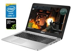 Ігровий ноутбук Б-клас Asus K501UX / 15.6" (3840x2160) IPS / Intel Core i7-6500U (2 (4) ядра по 2.5 - 3.1 GHz) / 16 GB DDR3 / 256 GB SSD / nVidia GeForce GTX 950M, 2 GB GDDR3, 128-bit / WebCam