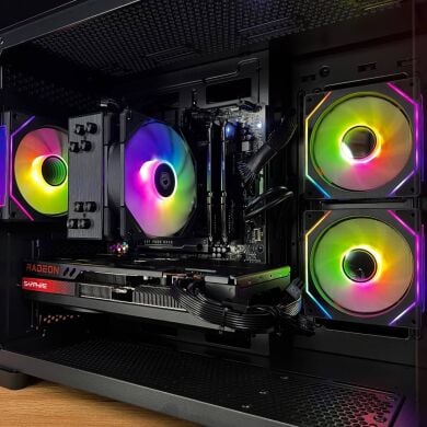 Сборка под заказ: новый игровой ПК AeroCool P300C-G-BK-v1 Black Tower / AMD Ryzen 7 7700 (8 (16) ядер по 3.8 - 5.3 GHz) / 32 GB DDR5 / 1000 GB SSD M.2 / AMD Radeon RX 7800 XT, 16 GB GDDR6, 256-bit / 850W