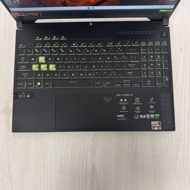 Игровой ноутбук Asus TUF Gaming A15 FA507NV / 15.6" (1920x1080) IPS / AMD Ryzen 7 7735HS (8 (16) ядер по 3.2 - 4.75 GHz) / 16 GB DDR5 / 1000 GB SSD NVMe / nVidia GeForce RTX 4060, 8 GB GDDR6, 128-bit / WebCam